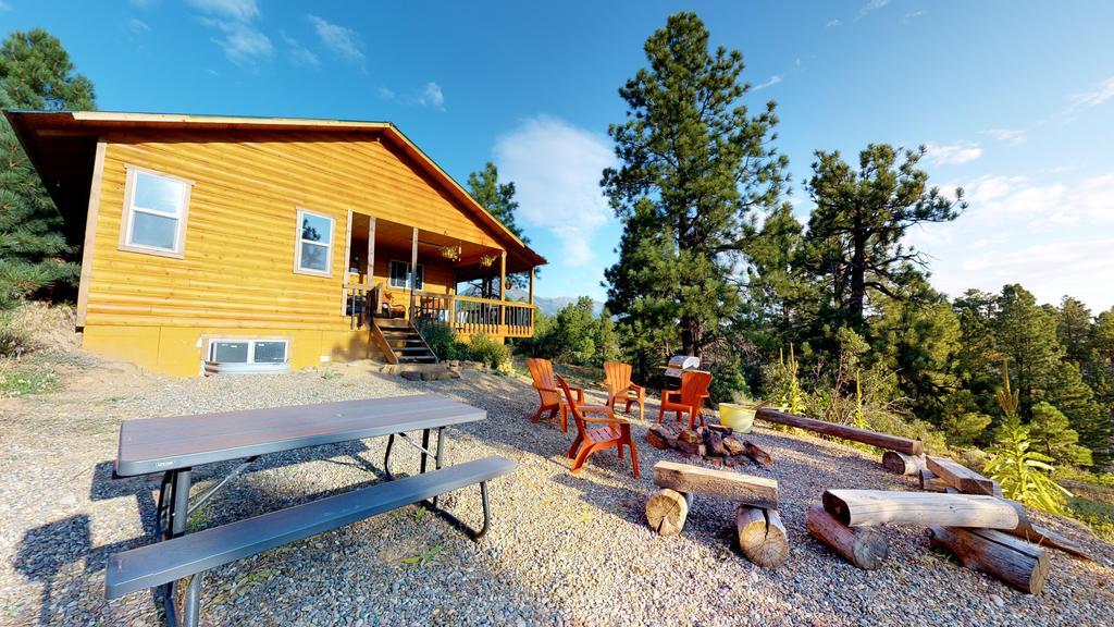 מונטיצ'לו Long View Cabin, Breakfast Deck Overlooking The Canyon! מראה חיצוני תמונה